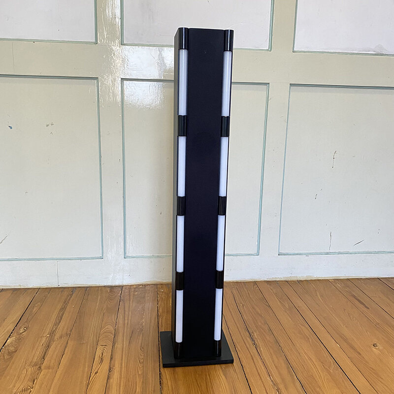 Sell It at a Price! Foreign Trade Floor Wireless Bluetooth Tower Speaker FM Radio Microphone Ambience Light