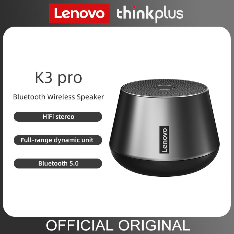 Original Lenovo K3 Pro Portable HiFi Wireless Bluetooth Speaker 1200mAh Long Standby Outdoor Loudspeaker Music Surround Bass Box