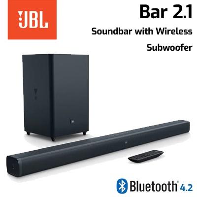 JBL SoundBar 2.1-Channel Soundbar with Wireless Subwoofer