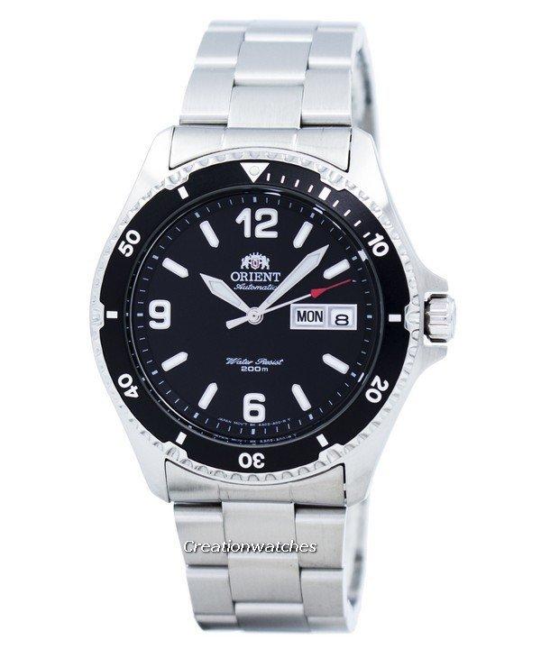 [CreationWatches] Orient Diver Mako II Automatic Men's Silver Tone Stainless Steel Strap Watch FAA02001B9