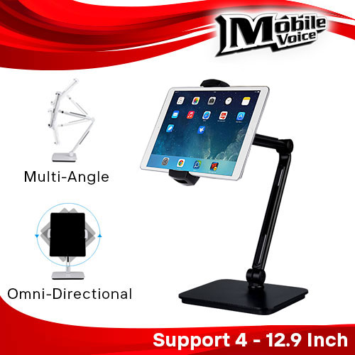 EnergSolo™ 360° Rotatable Tablet / Mobile Phone Holder Stand for Apple Samsung Huawei Smartphone (4 inch to 12.9 inch)