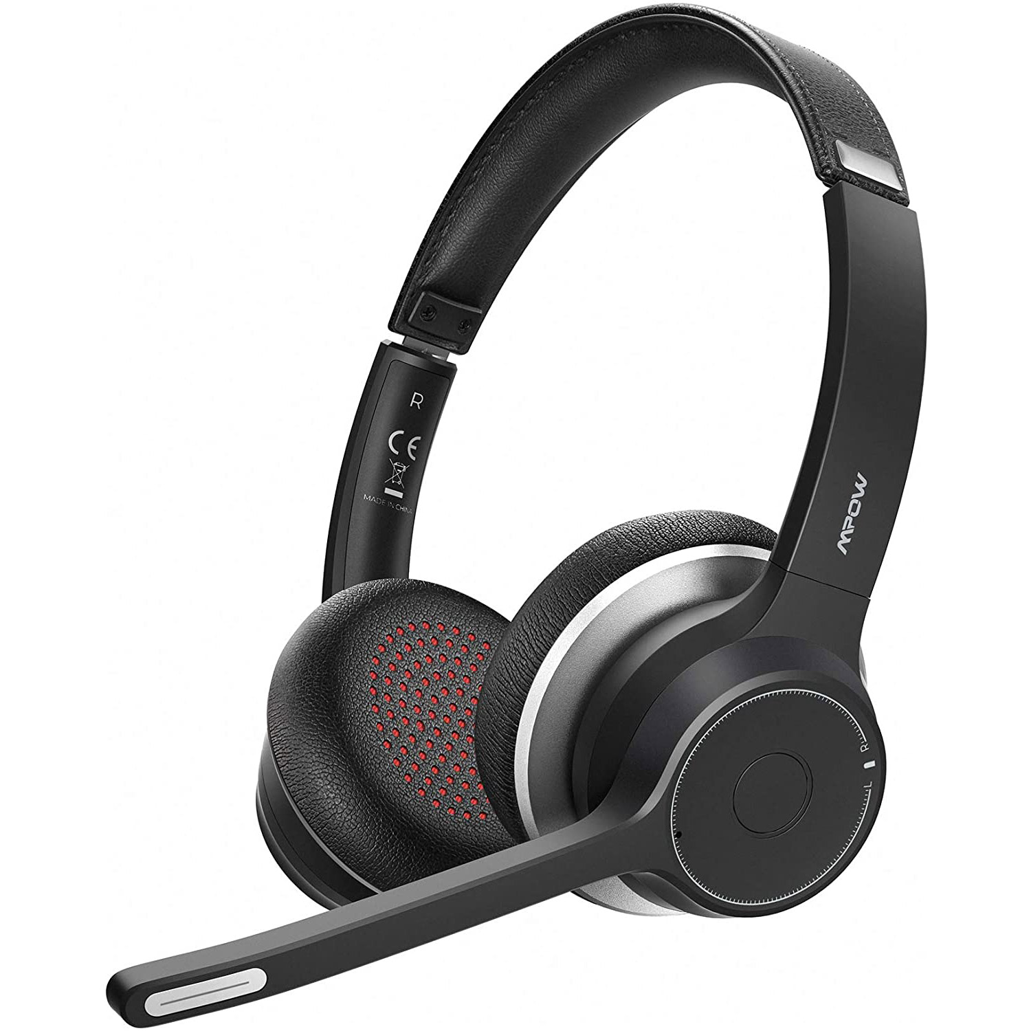 ??[SG Ready Stock]??Mpow HC5 Bluetooth Headsets Wireless Wired 2 in 1 22Hrs Battery Life CVC 8.0 Noise Cancelling Mic