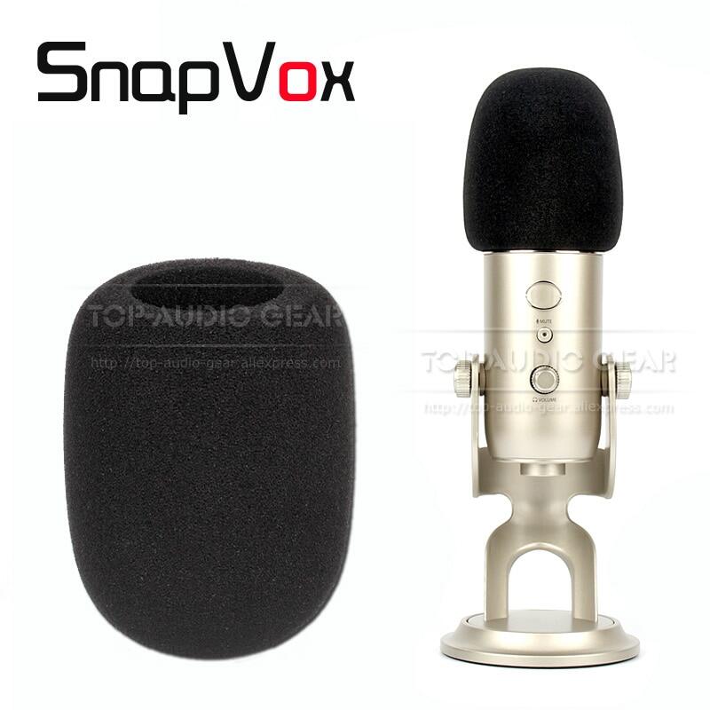 Top Quality Windscreen Microphone Sponge Mic Windproof Dustproof For Blue Yeti Pro USB Pop Filter Windshield Cover Foam Screen