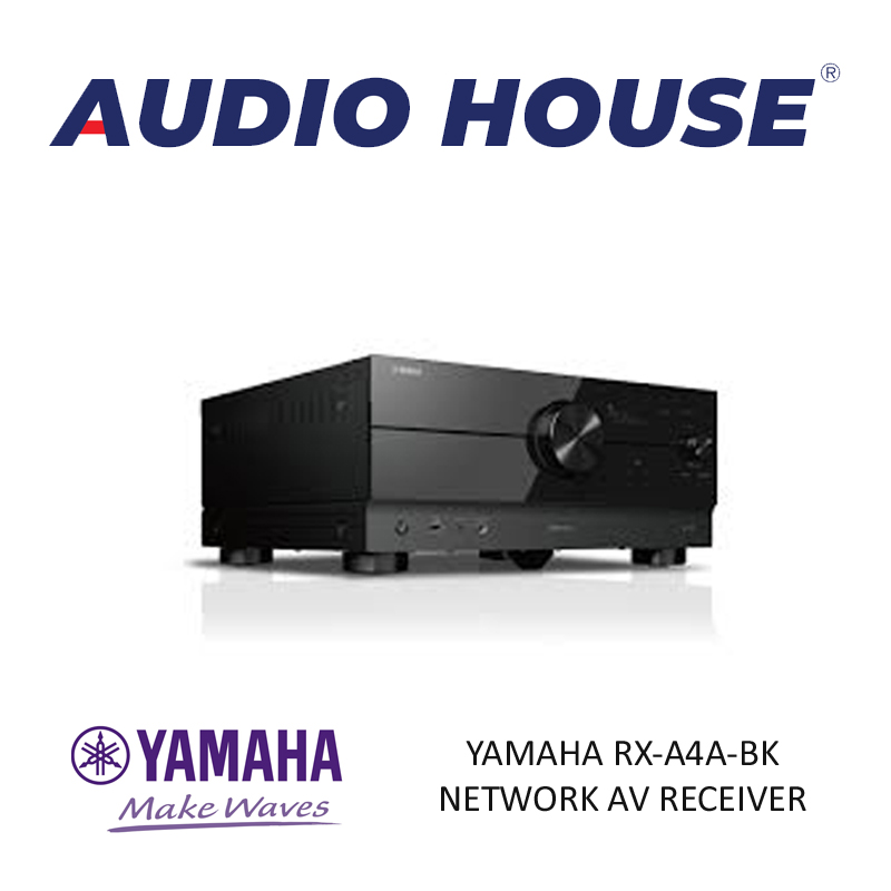 YAMAHA RX-A4A NETWORK AV RECEIVER (BLACK) ***1 YEAR WARRANTY BY AGENT***