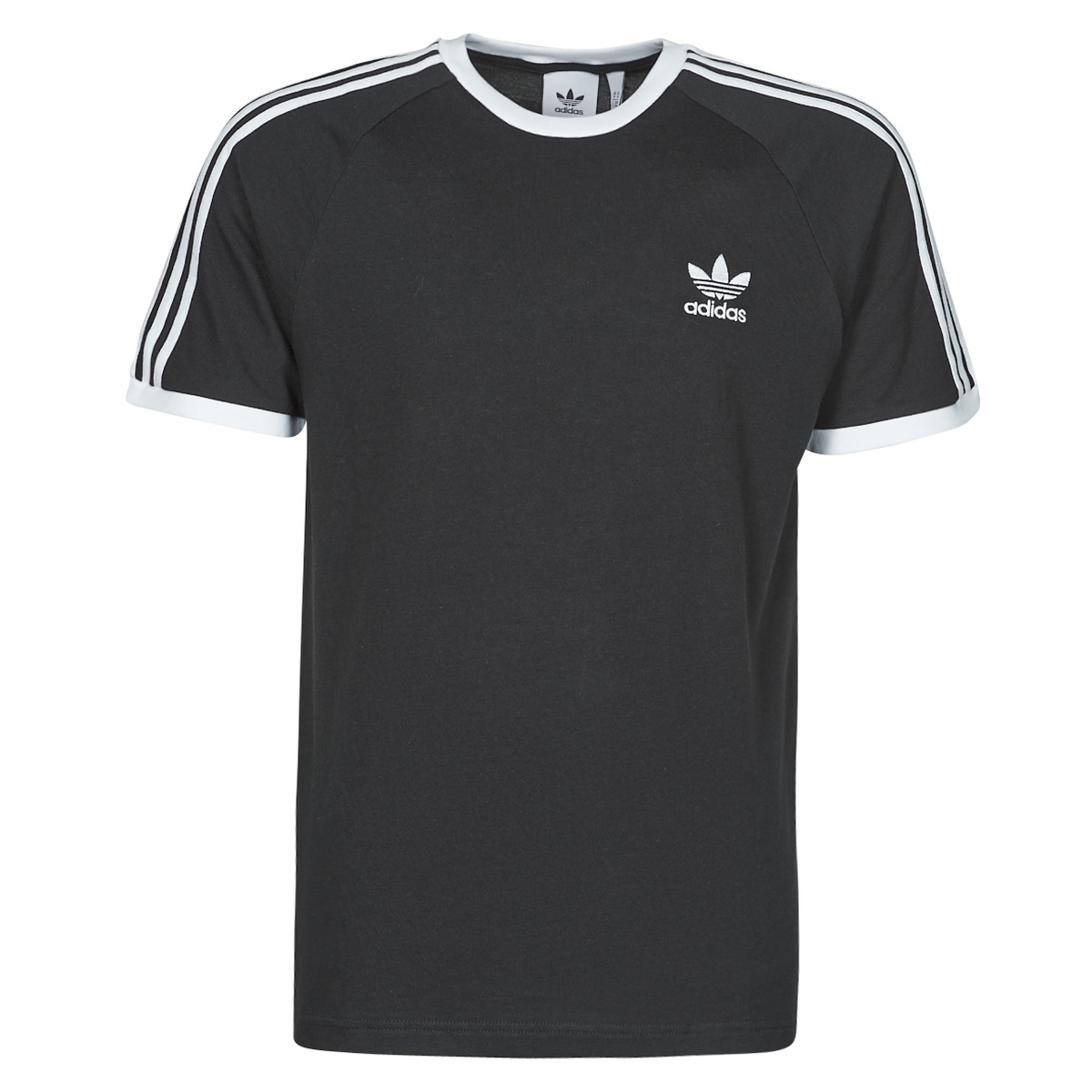 adidas Clothing adidas men Short-sleeved t-shirts - 3-STRIPES TEE - Black
