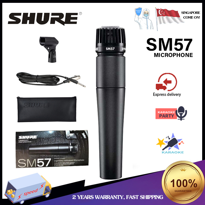 Authentic Mahachak* SHURE microphone model SM57LC SM57 SM 57 LC Instrument Microphone sure mic, cable mic, instrument mic SM-57lc +++