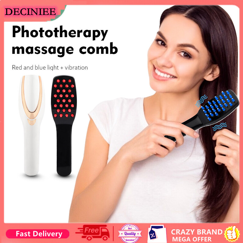 Laser Electric Infrared Ray Growth Laser Anti Hair Loss Hair Brush for Hair Growth Head Massage Comb Hair Care Therapy