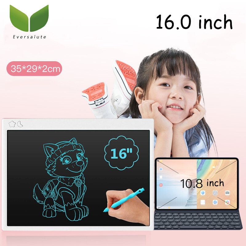 Eversalute 16 Inches LCD Writing Tablet, Rechargeable Design Colorful Screen Drawing & Sketching Tablets Drawing Board, Doodle and Scribbler Boards for Toddler Kids, Electronic Educational Learning To
