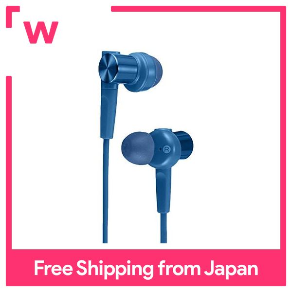 SONY earphone heavy bass model MDR-XB55: Canal type Blue MDR-XB55 L