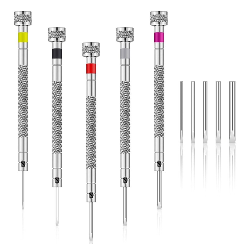 10 Pieces Mini Precision Jewelry Screwdriver Set for Watch Repair Eyeglasses Repair Jewelry Work Electronics Repair