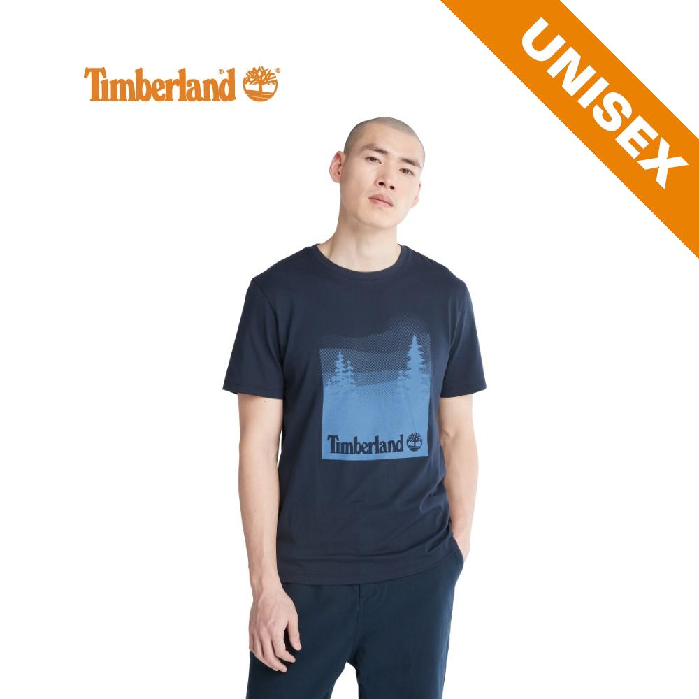 Timberland All Gender Photographic-Print T-Shirt Dark Sapphire