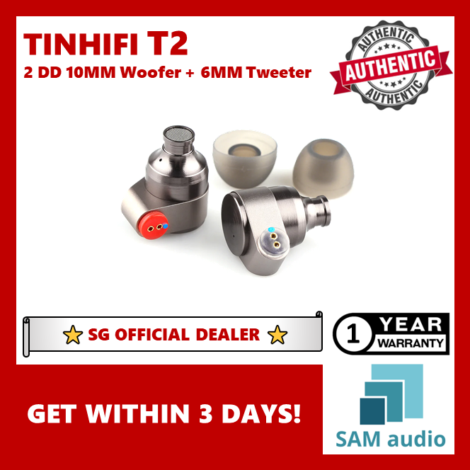[?SG] TINHIFI T2 2 DYNAMIC 10MM WOOFER+ 6MM TWEETER