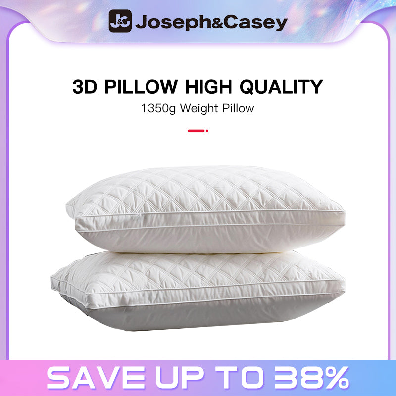 2022 New Arriving 3D Pillow / High Quality Microfiber With 100% Cotton Cover Pillow