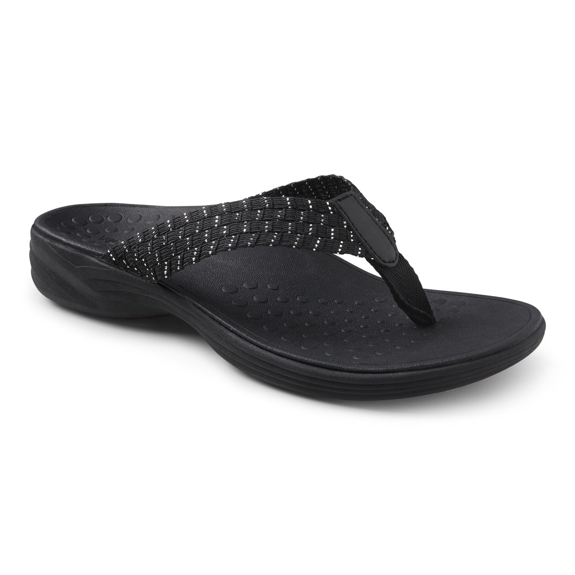 Vionic Women's Hazel Toe Post Slipper With Built In Arch Support For All Day Comfort And Support
