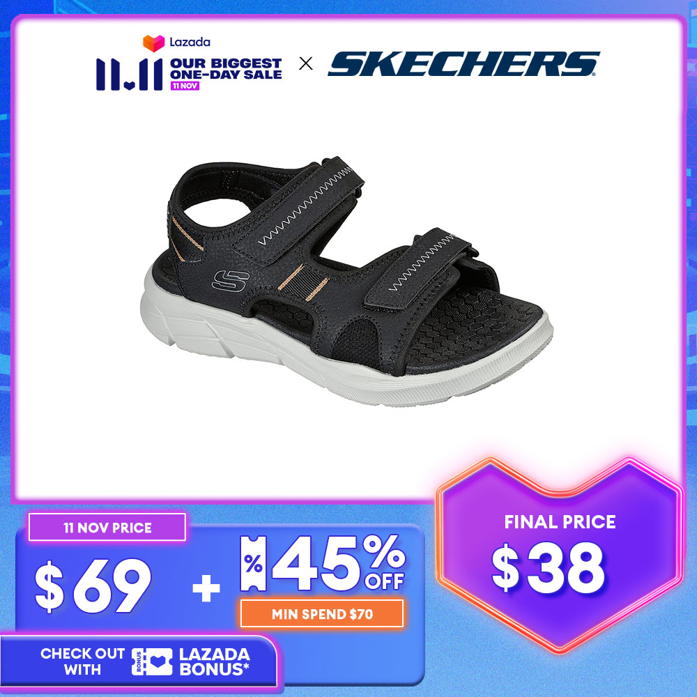 Skechers Mens Equalizer 4.0 Sandal Mens Sport Casual Sandals - 237286-BLK