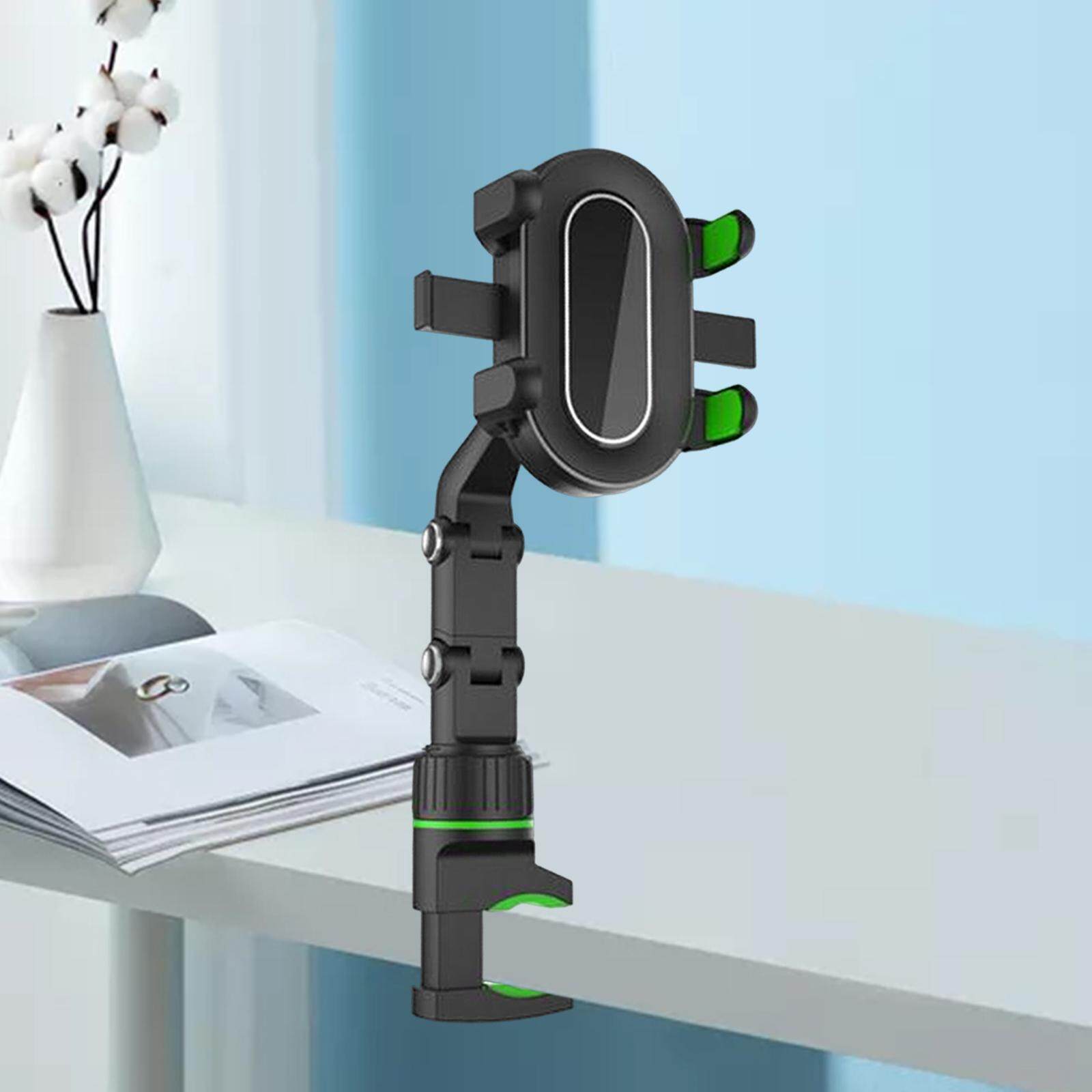milageto Rearview Mirror Car Phone Holder Phone Automobile Cradles for Dining Rooms