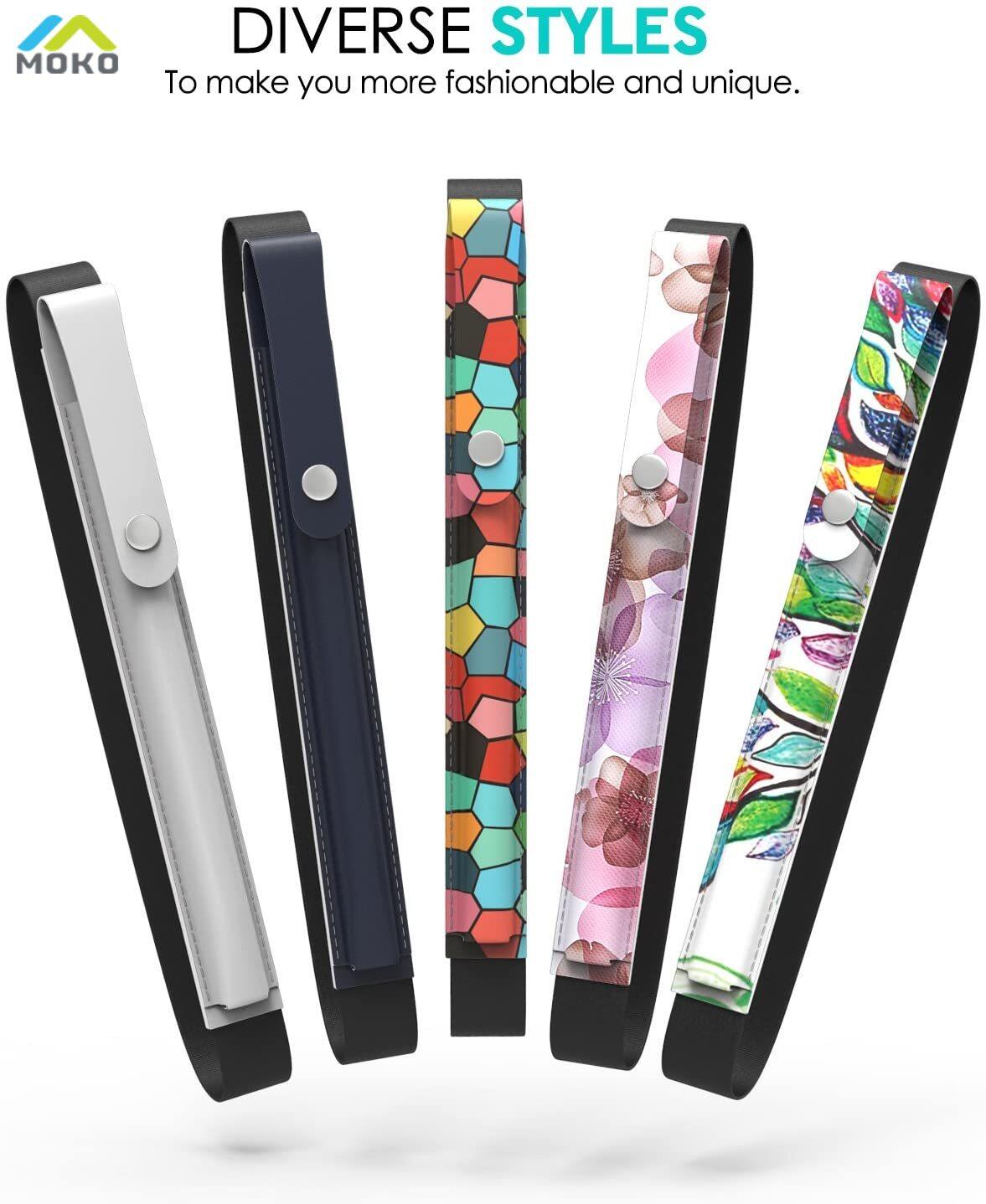 MoKo Sleeve Holder for Apple Pencil 1st/2nd Generation, Elastic Detachable Pouch for Apple Pencil, Fit iPad 9th/8th/7th Generation 10.2", iPad Air 5/4 10.9", iPad 9.7", iPad Air 3 10.5"