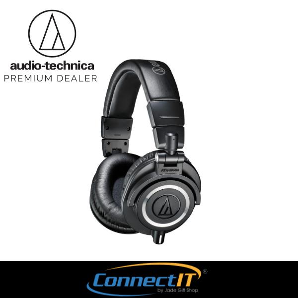 Audio Technica ATH-M50x Professional Studio Musician Artist Monitoring Closed Back Over Ear Headphones (1 Year Local Warranty)