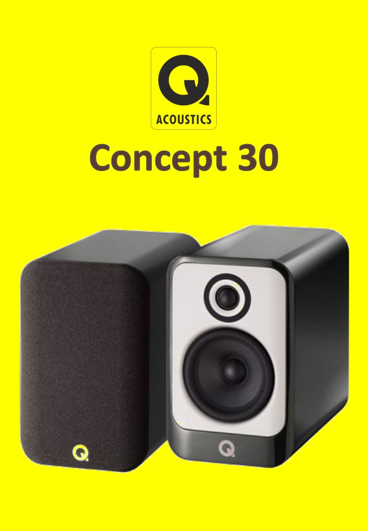 Q ACOUSTICS Concept 30 Bookshelf Speakers
