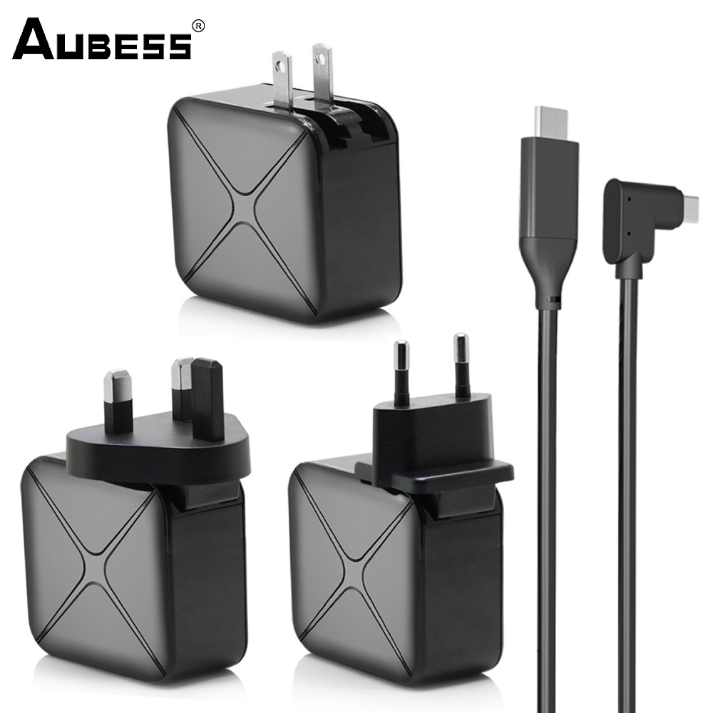 Aubess Switch AC Adapter Portable Switch Docking Station, HDMI TV Adapter for Nintendo Switch with USB C Power Input