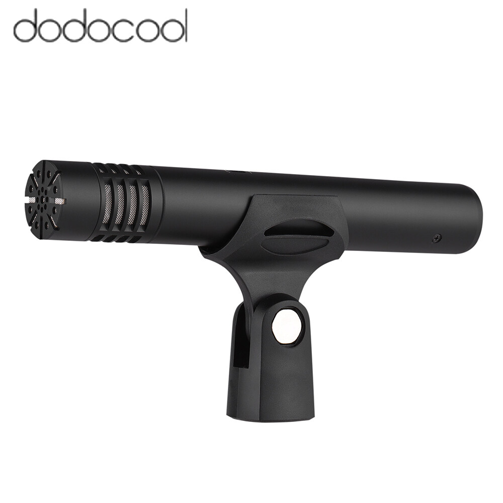 dodocool TAKSTAR CM-63 Professional Diaphragm Condenser Microphone Moisture Resistant XLR Cardioid Mic 48V Phantom Power Supply for Studio Recording Broadcasting Stage Performance Instrument Playing R