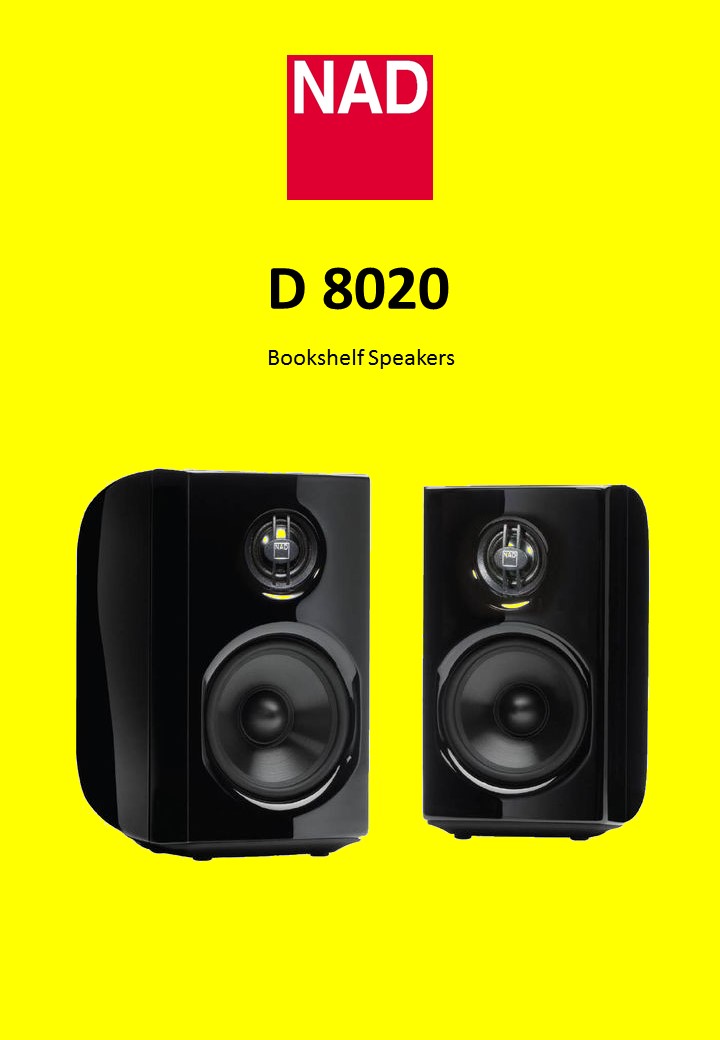 NAD D8020 Bookshelf Speakers