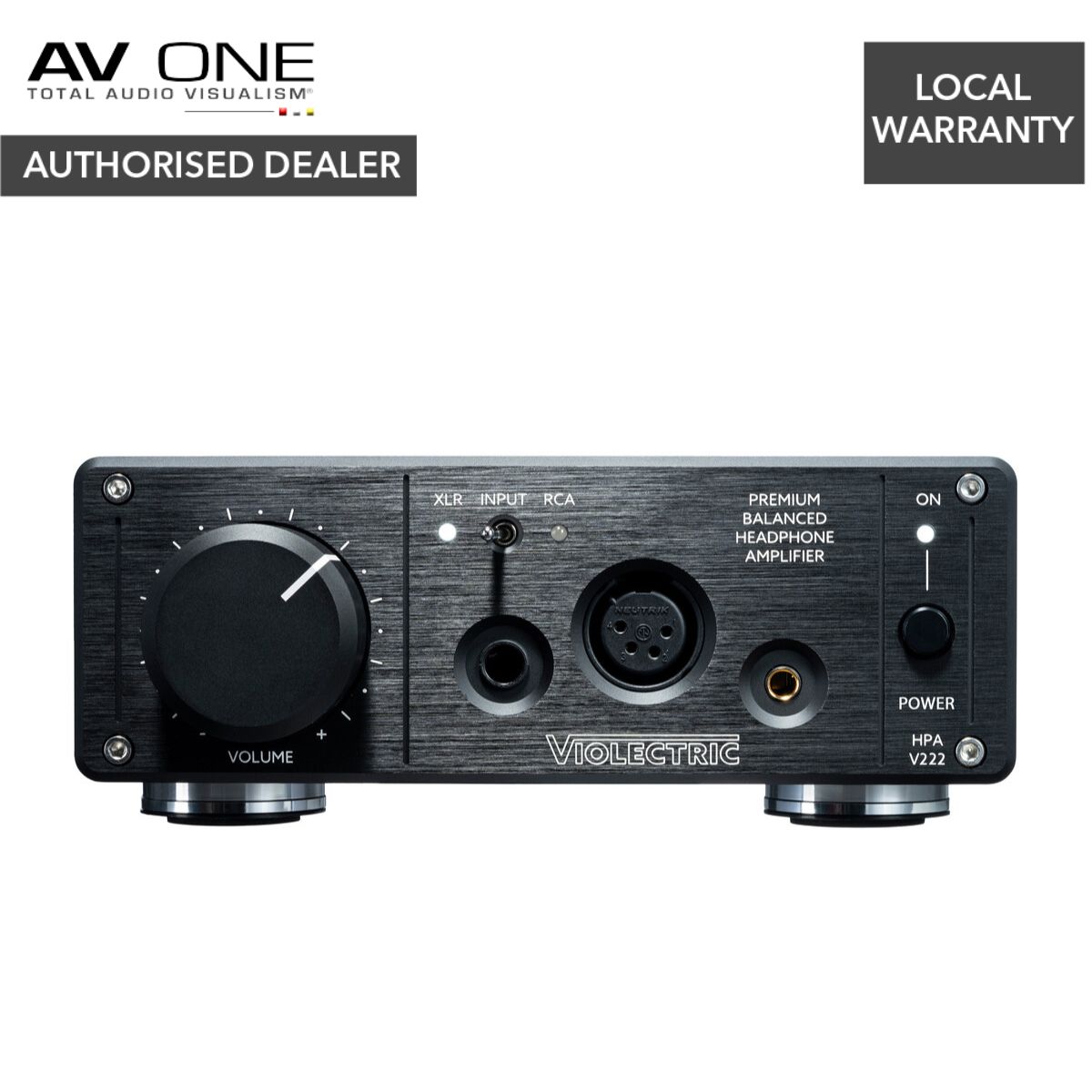 Violectric HPA V222 Premium Balanced Headphone Amplifier - AV One Authorized Dealer/Official Product/Warranty