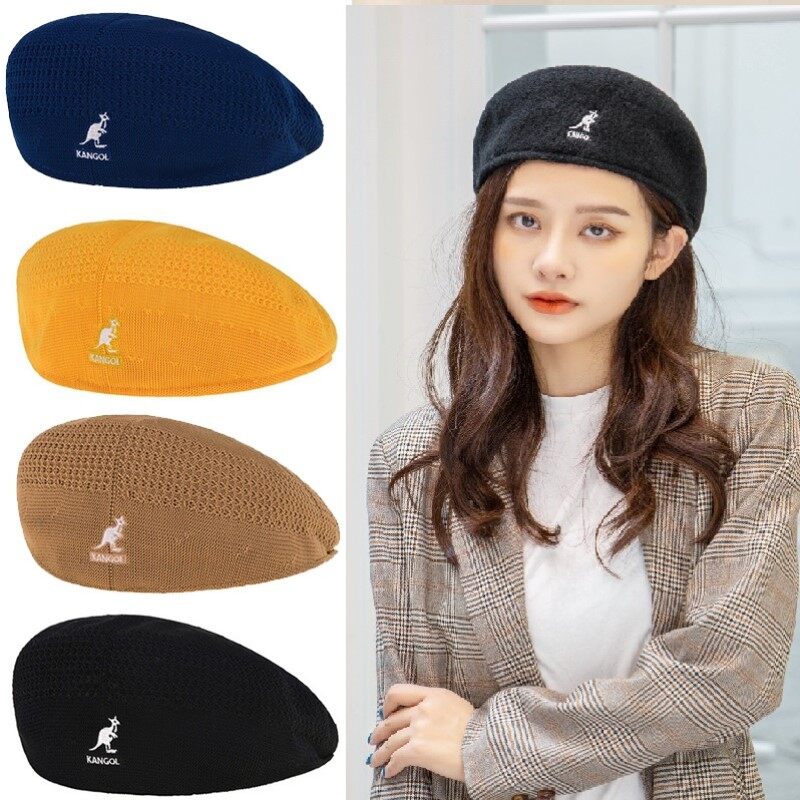 BANCHEN 8Colors Women Mesh Peaked Beret Hat Kangol Casual Breathable Thin Cap Quick-drying Outdoor Cap