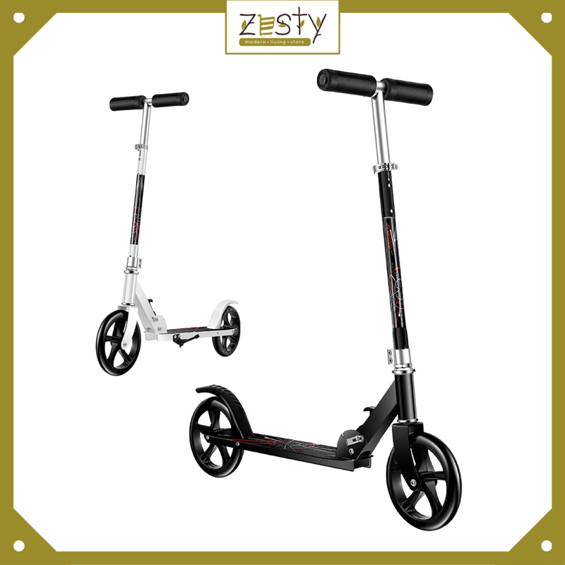 ?? [New Product Sale] Foldable Kick Scooter for Kids and Adults- Adjustable Height, Large Wheel, Light Weight,