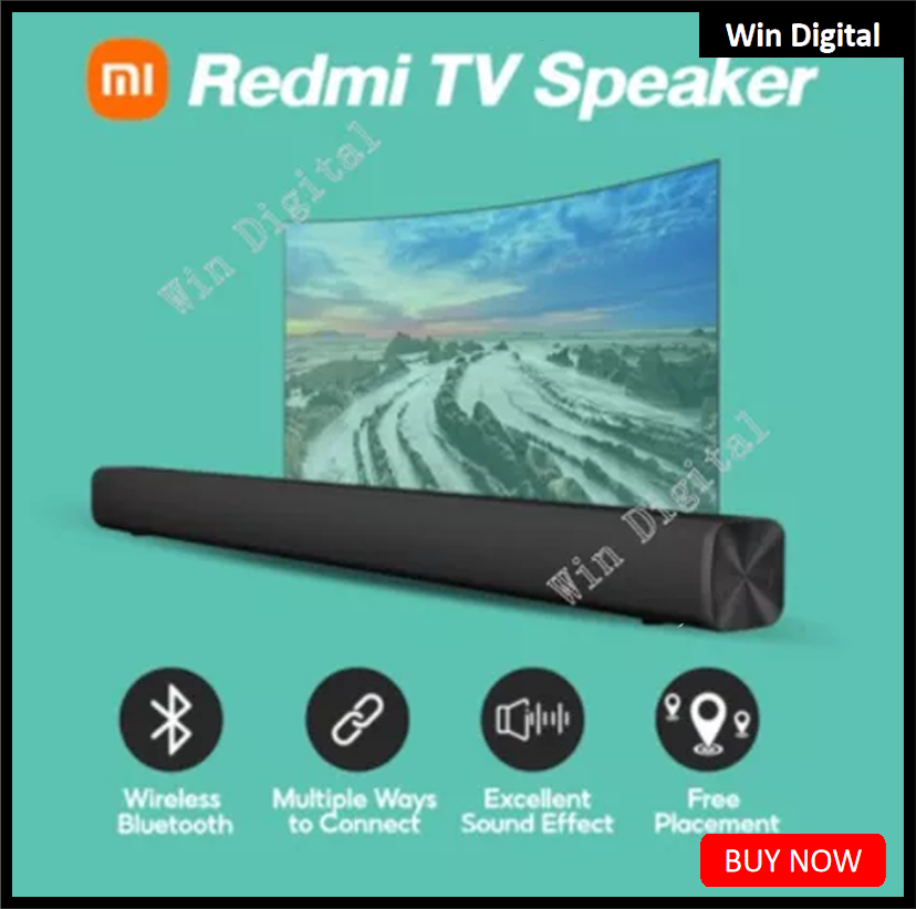 ❤ Xiaomi Redmi 30W TV Speaker TV Sound Bar Wired and Wireless Bluetooth 5.0 Home Surround SoundBar Ste