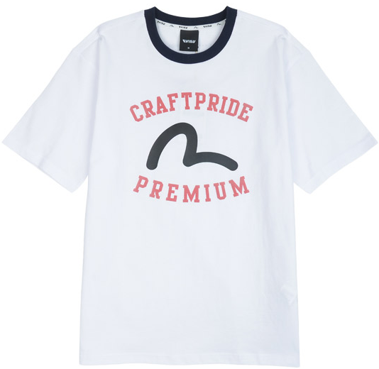 [EVISU KOREA]  100％ Authentic Hills Print Loose Fit Short-sleeve Tee