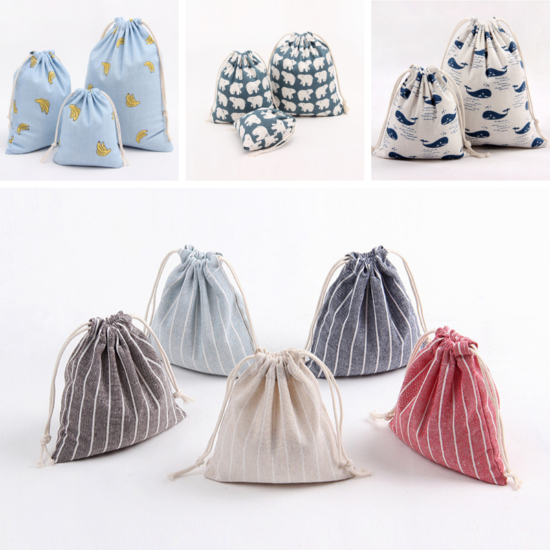 Canva Drawstring Pouch - 19x24cm