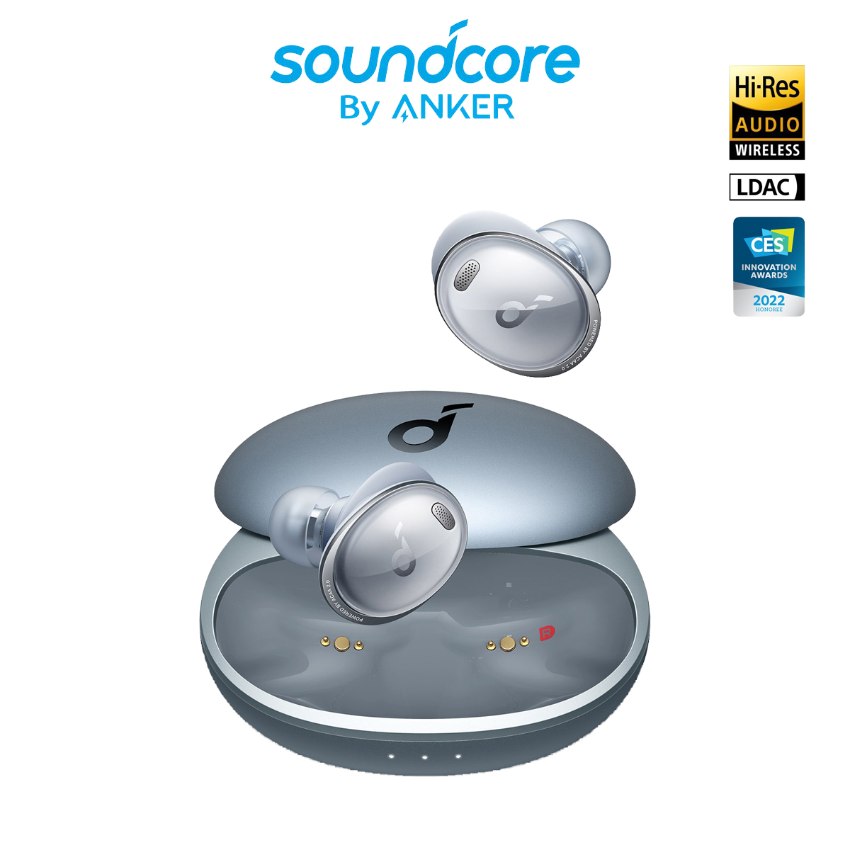 Soundcore by Anker Soundcore Liberty 3 Pro Active Noise Cancelling Earbuds Wireless True Wireless Earbuds Bluetooth Earphone with ACAA 2.0(Dual Driver), Fusion Comfort, Hi-Res Audio Wireless, Multipoi