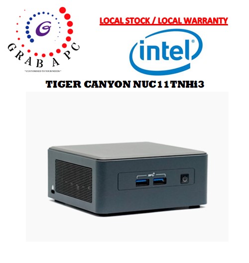 INTEL TIGER CANYON NUC11TNHi3 BAREBONE (WITHOUT OS,SSD AND RAM)