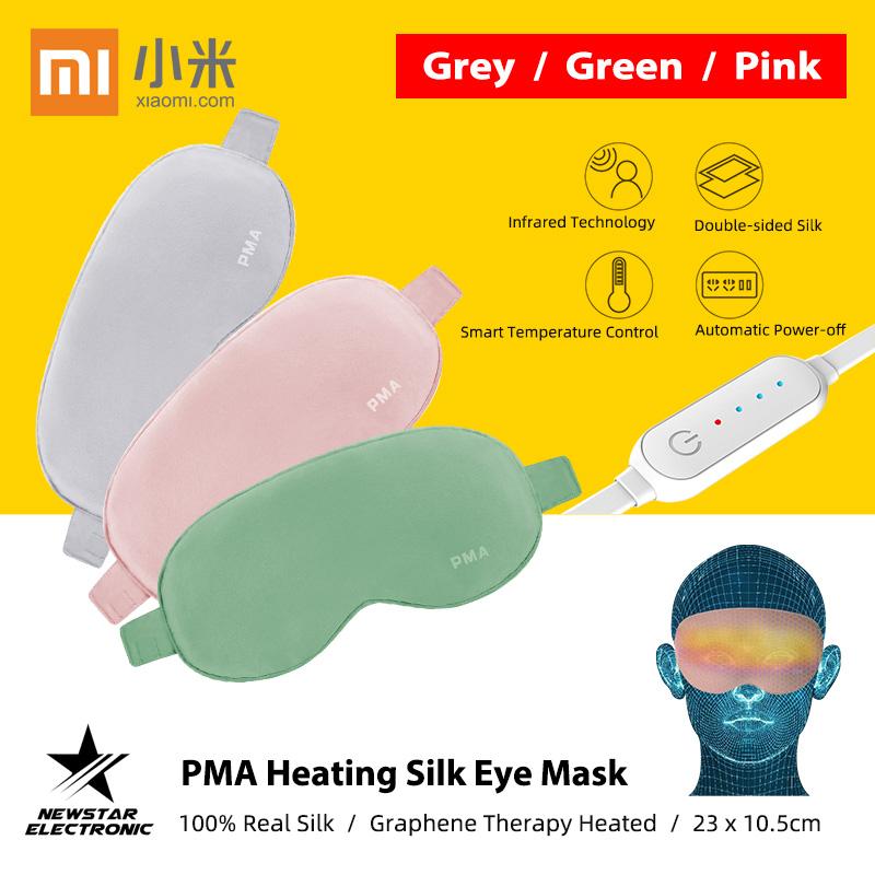 ON SALE Xiaomi PMA Graphene Therapy Heated Eye Mask Massage Silk Eye Patch Fatigue Relief Eye Massager (EXPORT)