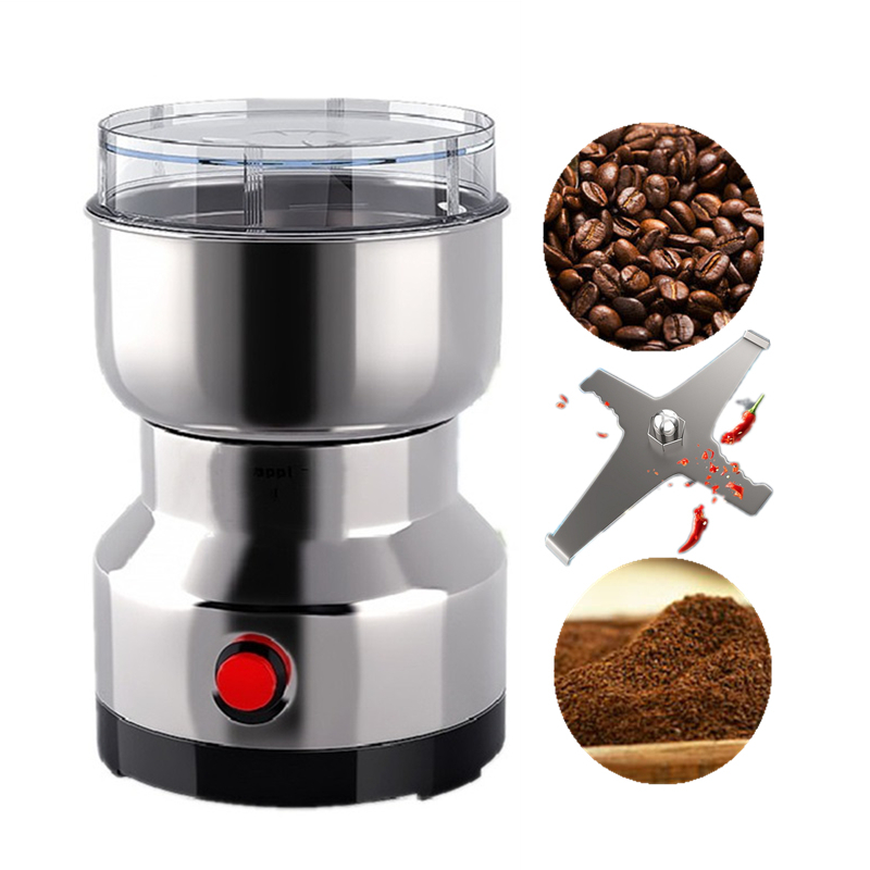 Food Grinder Coffee Processor Blender Electric Peanut Rice Spice Bean Smash Machine Grinding Maker Milling For Baby Multifunctional Cooking Mixer Mini Portable Powder Mill