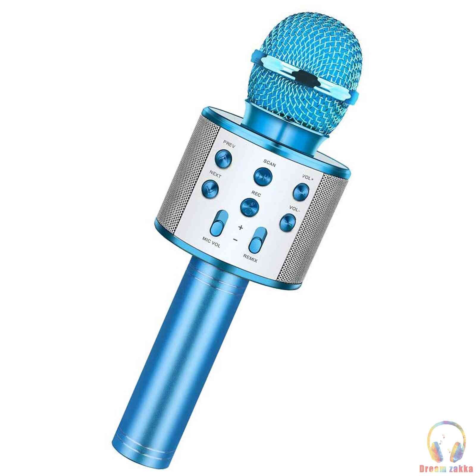 Karaoke Microphone, Handheld Karaoke Singing Speaker for Android/Apple