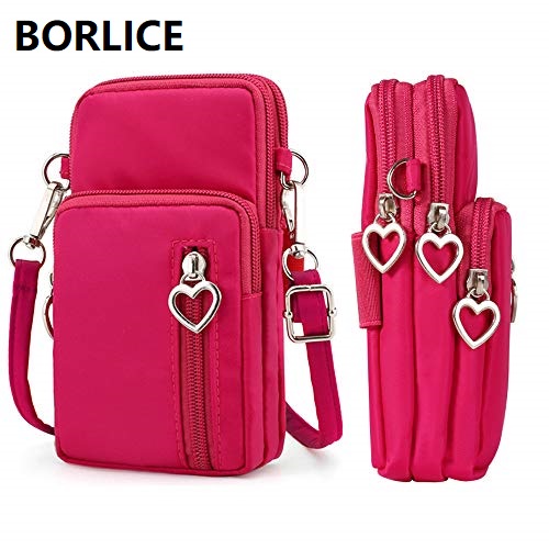 Unisex Women Men Crossbody Bag Waterproof Pocket Mobile Cell Phone Cash Mini Small Pouch Casual Shoulder Bag