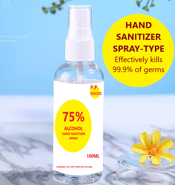 P.P. Goods 75% Hand Sanitizer Spray OEM