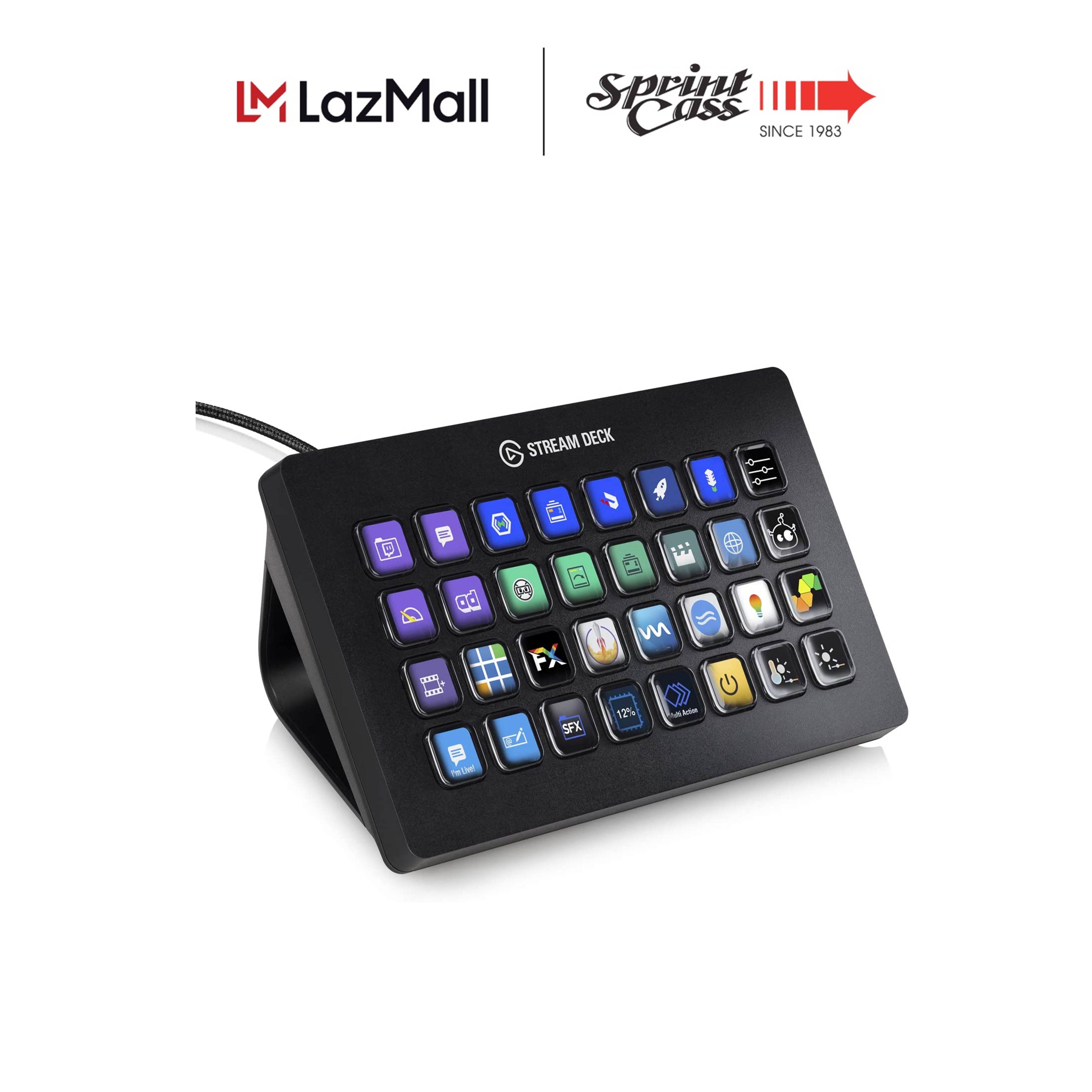 (NEXT DAY DELIVERY) Elgato Stream Deck XL - Advanced Stream Control with 32 Customizable LCD Keys, for Windows 10 and macOS 10.13 or Later