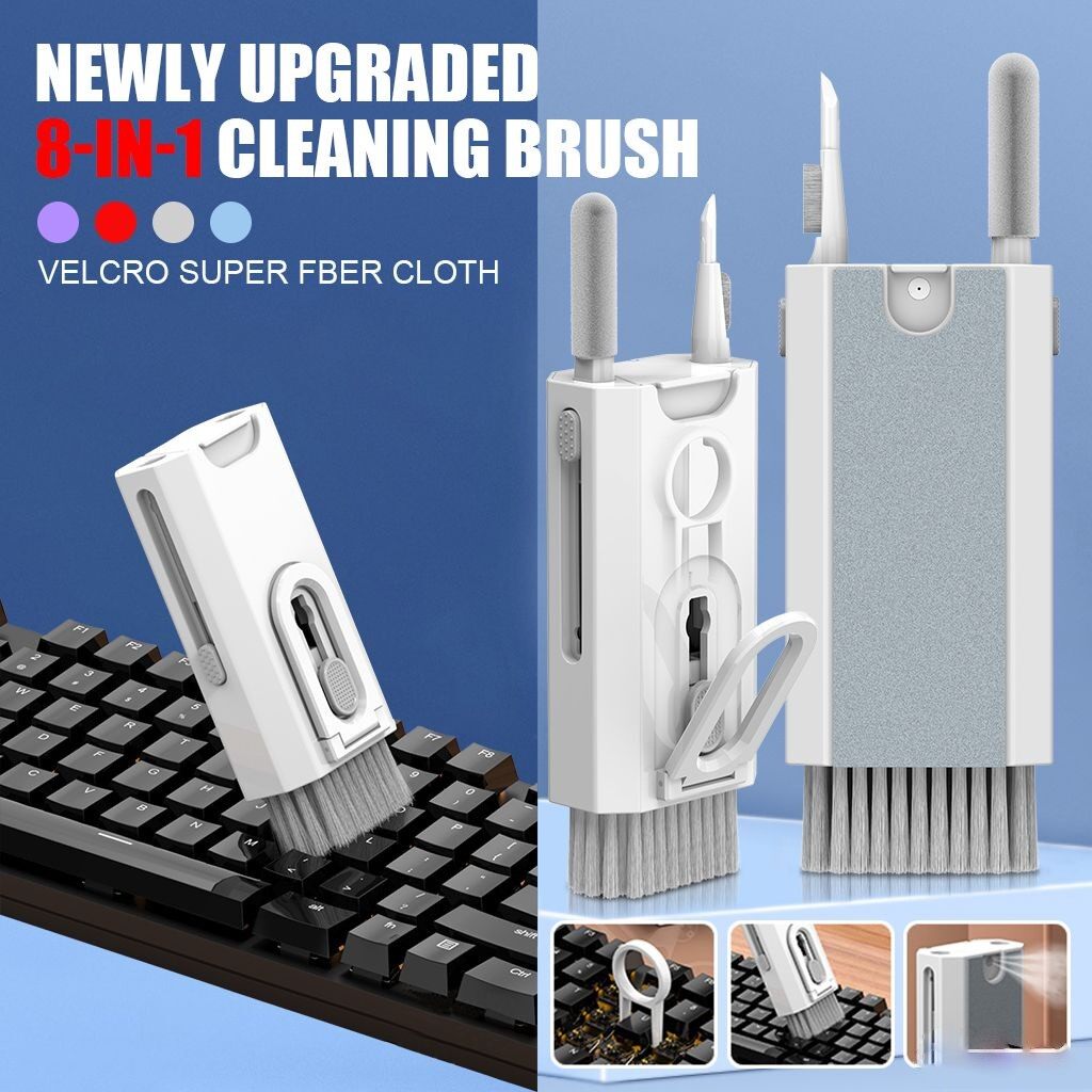 ✅Soft Brush Cleaning Tool Duster Cleaning Corner Crack Keyboard Headphone Cleaner Computer[PY]