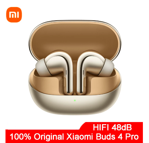 Xiaomi Buds 4 Pro TWS Earphone Bluetooth 5.3 Active Noise Cancelling 3 Mic HiFi Wireless Headphone 38 Hours Life For Xiaomi 12
