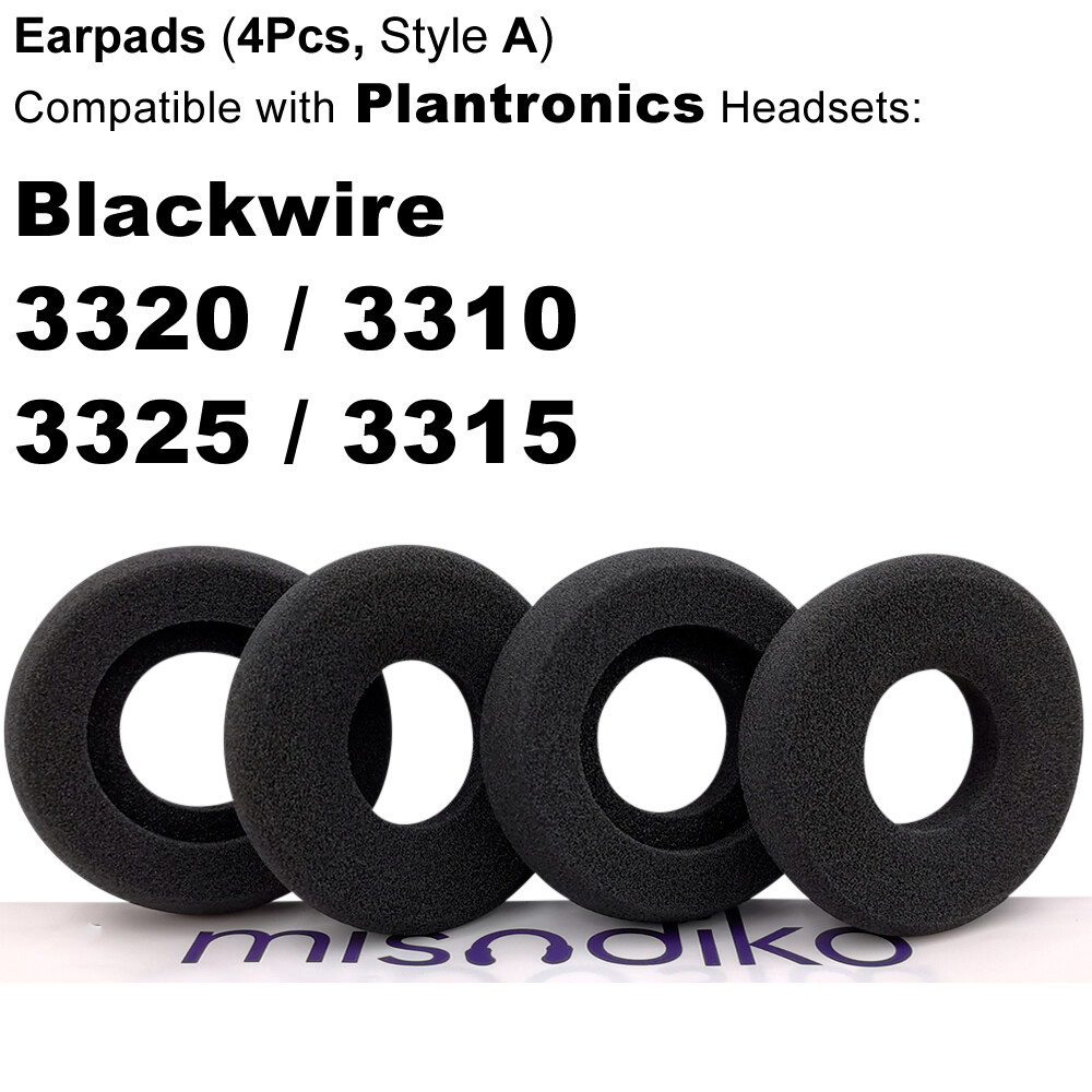 misodiko Foam Ear Pads Replacement for Plantronics Blackwire 3320 / 3325 / 3310 / 3315 Headsets