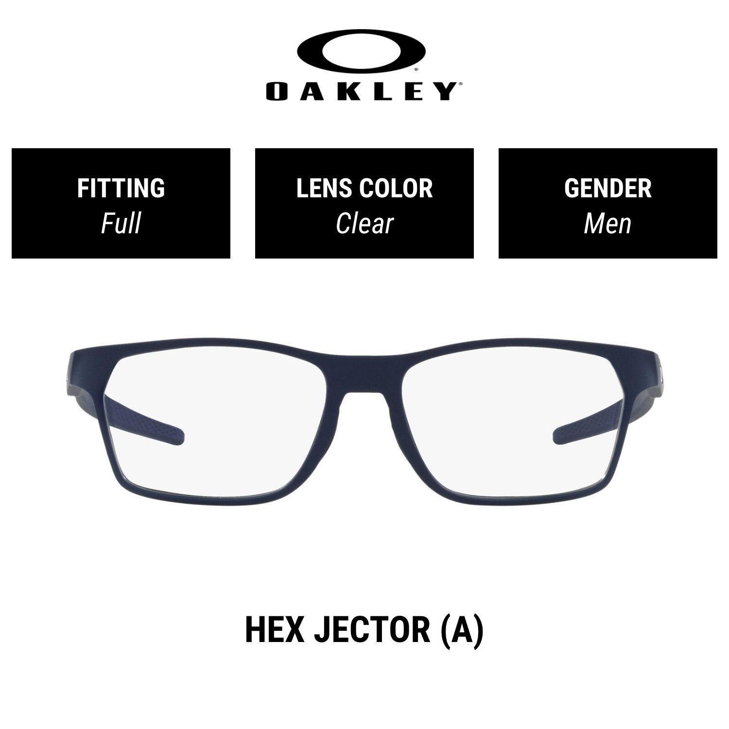 Oakley Ophthalmic Hex Jector (A) OX8174F 817404 Men Full Fitting Eyeglasses Size 56mm