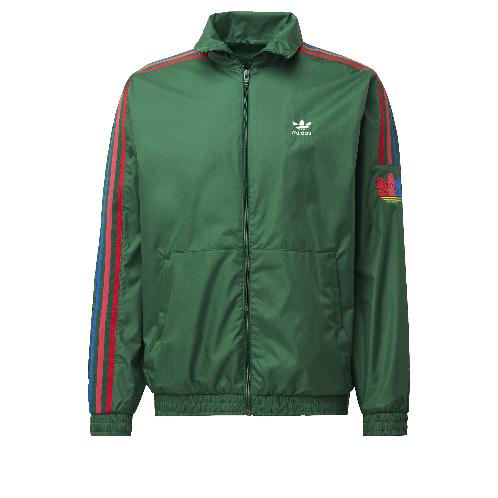 adidas ORIGINALS 3D Trefoil 3-Stripes Track Top Men green GE0847