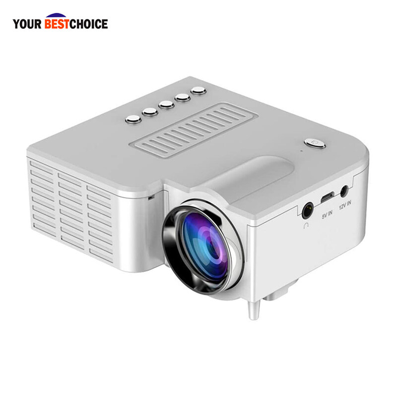 YBC Mini Portable LED Projector 1080P Home Cinema Theater Video Projectors USB for Mobile Phone