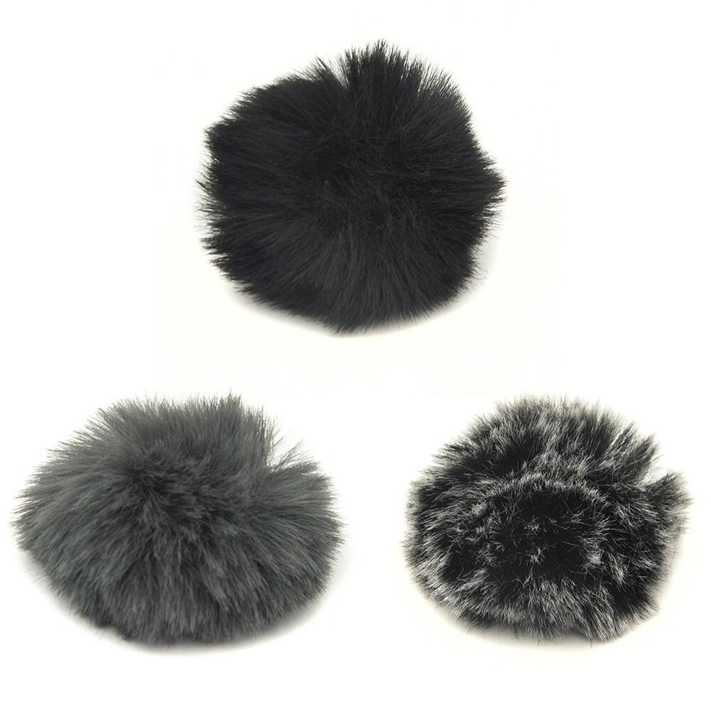 Microphone Windshield Muff Furry Wind Cover Portable Lightweight Musical Elements Mic for Lapel Mic Random Color