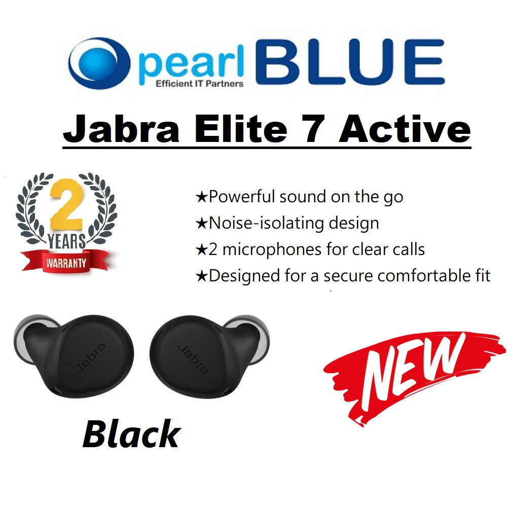 Jabra ｜Jabra Elite 7 Active - Black / Mint / Navy Bluetooth headset