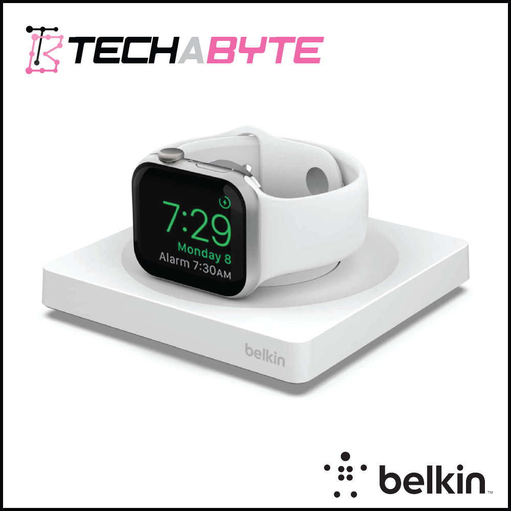 Belkin Portable Fast Charger for Apple Watch - White