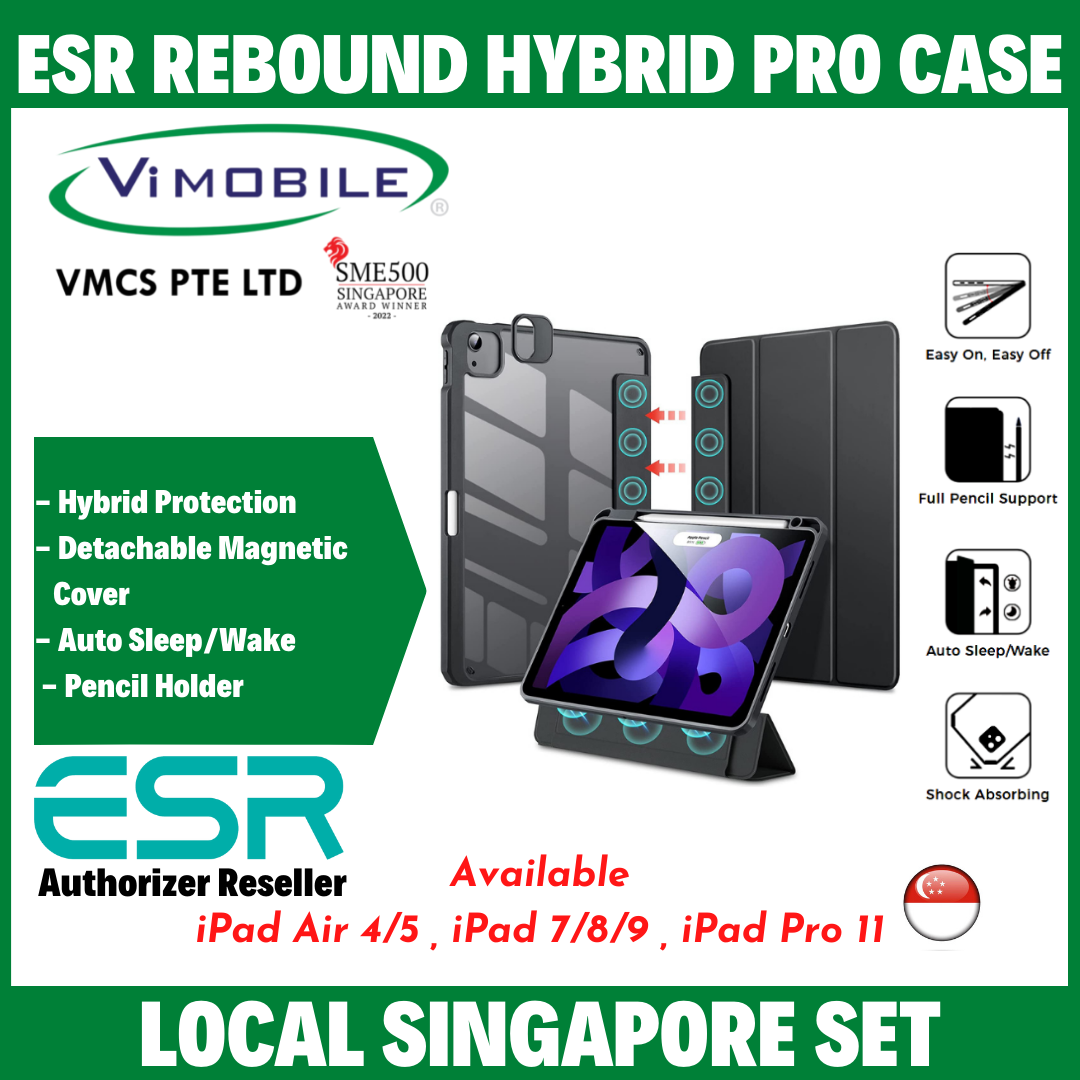 ESR Rebound Hybrid Pro Case | Air5 / Air4 / Pro 11 / 10.2
